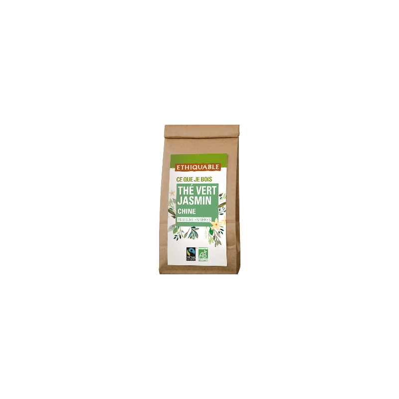 Thé vert jasmin (Ethiquable) 110g