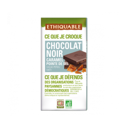 Chocolat noir caramel sel (Ethiquable) 100g