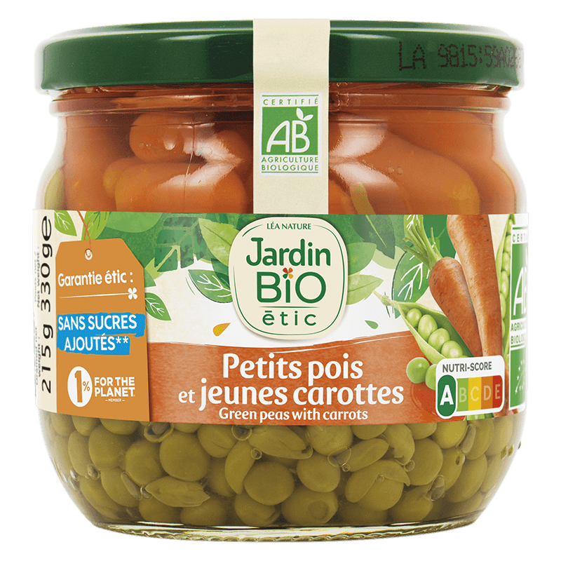 Petits pois carottes (LéaN) 660g