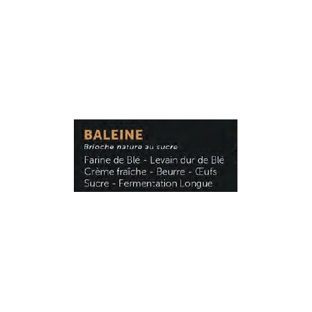 Baleine brioche sucre (APDC) 500g