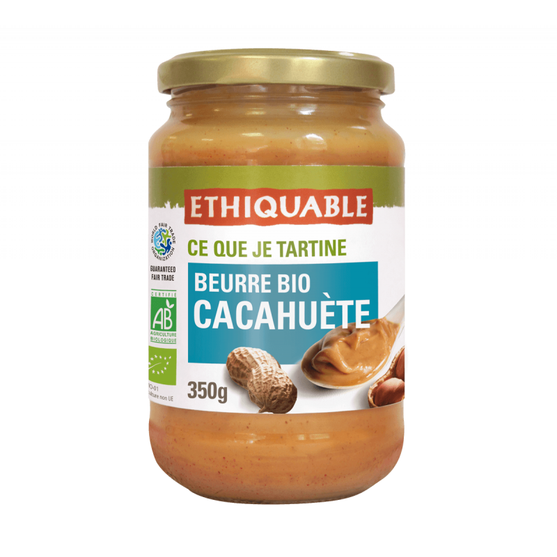 Beurre cacahuètes (Ethiquable) 350g