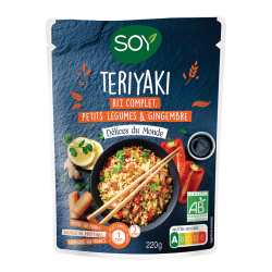 Cuisiné Teriyaki riz légumes gingembre (OAVFP) 220g