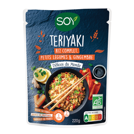 Cuisiné Teriyaki riz légumes gingembre (OAVFP) 220g