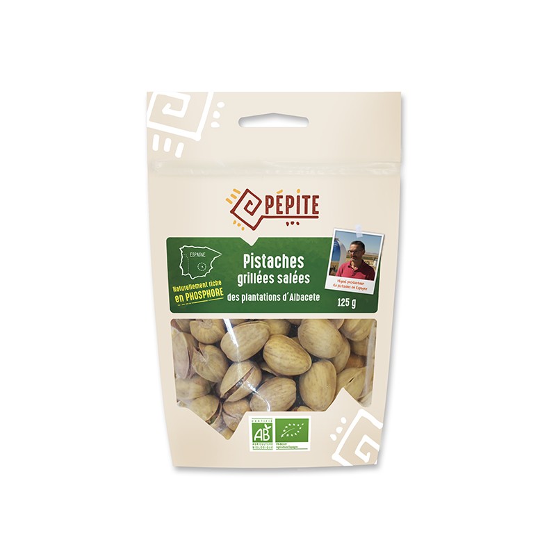 Pistache coque grillée salée (Dynamis) 125g