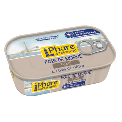 Foie morue fumé (OAVFP) 121g