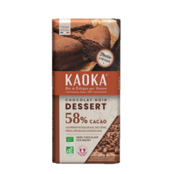 Chocolat noir 58% dessert (OAVFP) 200g